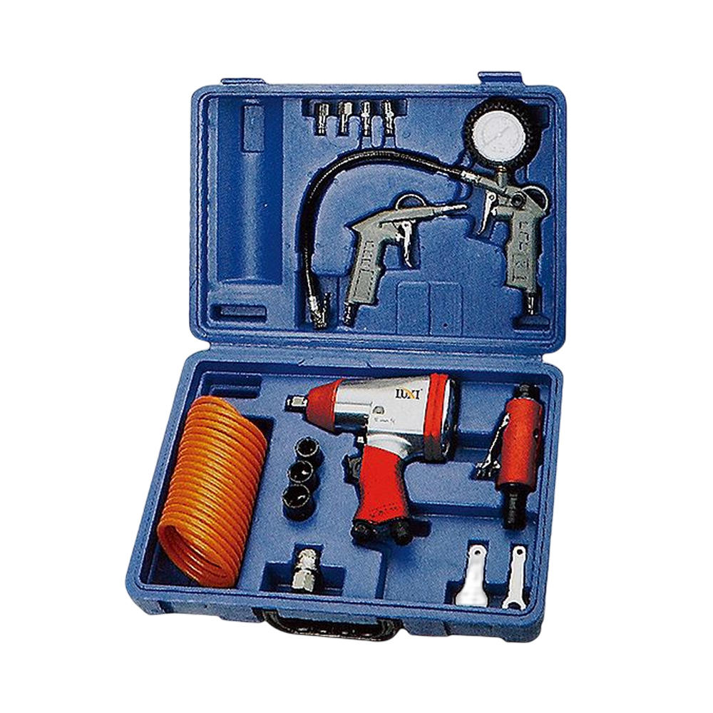 LX-022 Juego combinado de herramientas neumáticas de 17 piezas